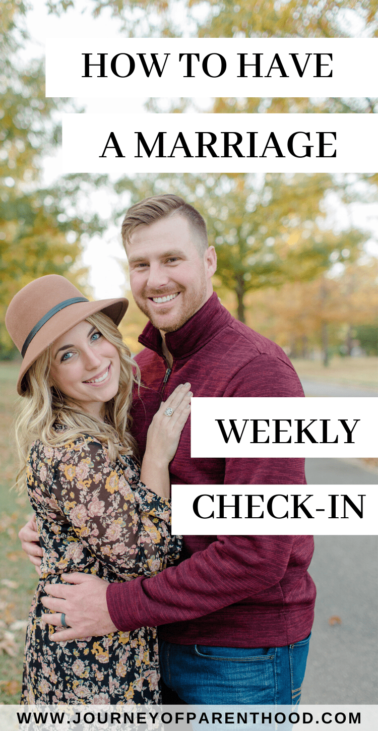 how to have a marriage weekly check-in