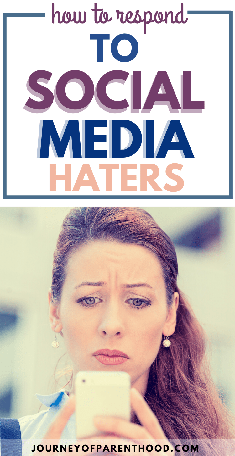 how to respond to social media haters