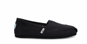 Canvas Black Toms