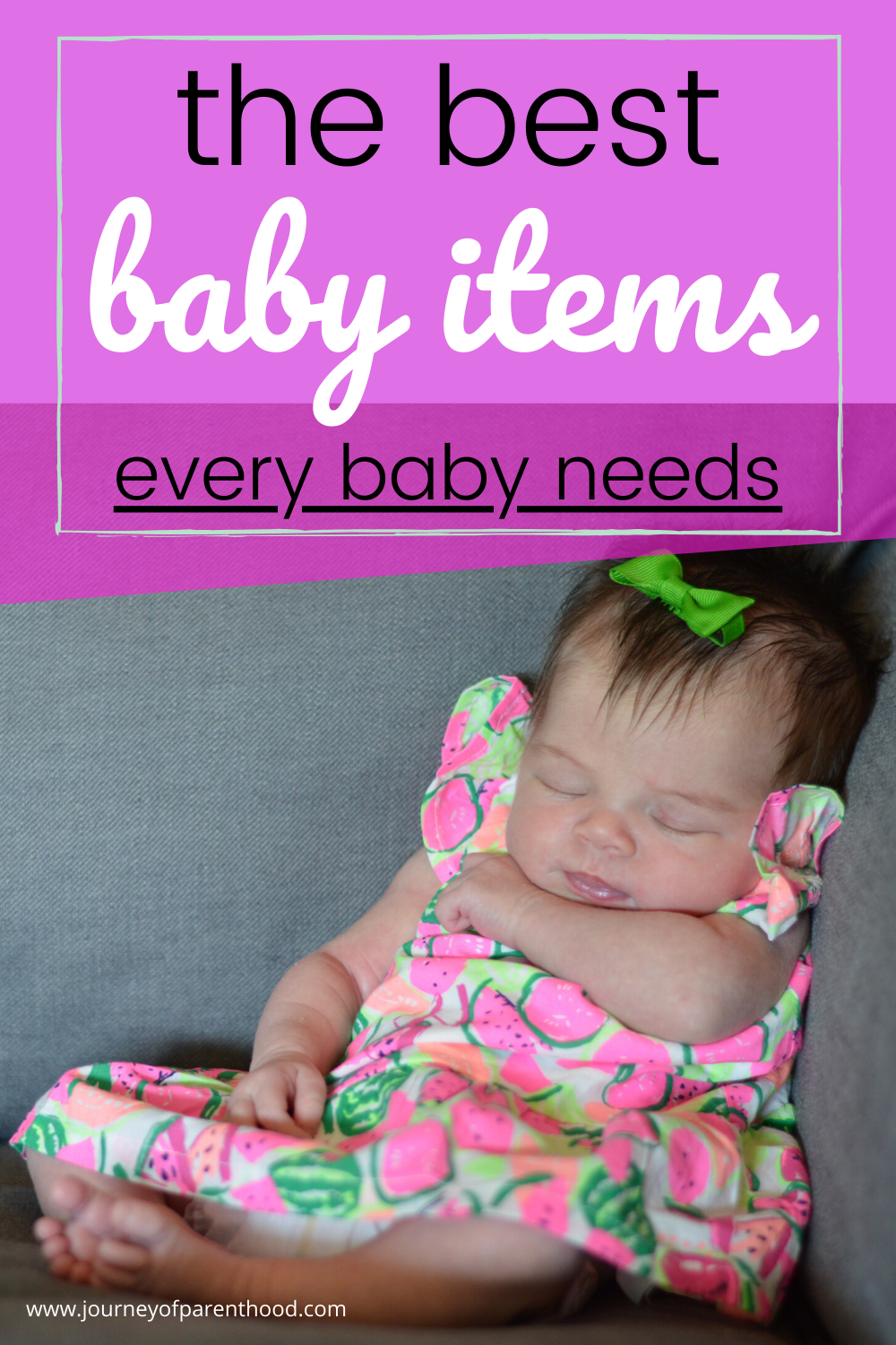 must have items for a new baby