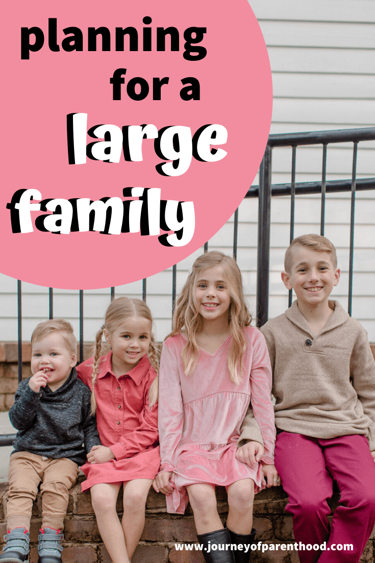 "how many kids do you want?" preparing and planning for a large family