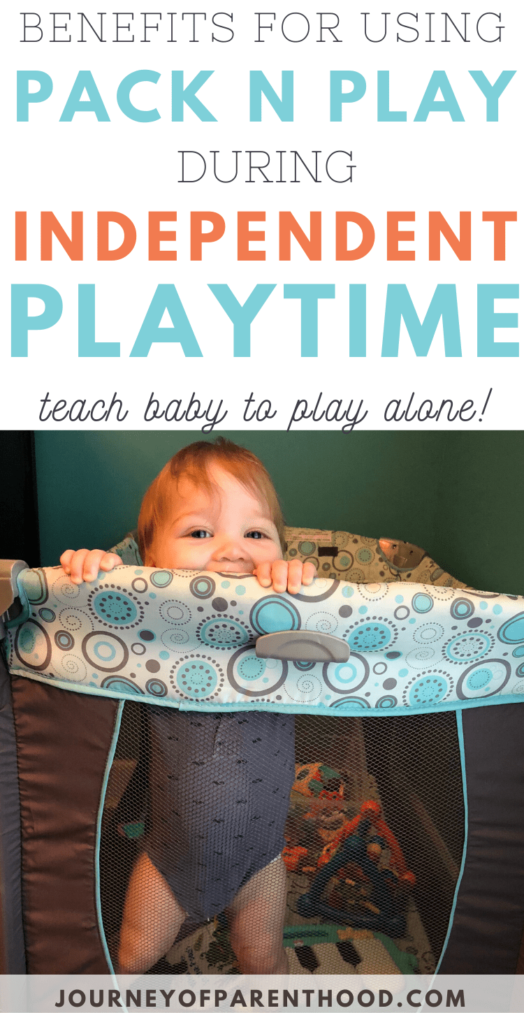 benefits for using pack n play during independent playtime - teach baby to play alone! what is a pack and play used for