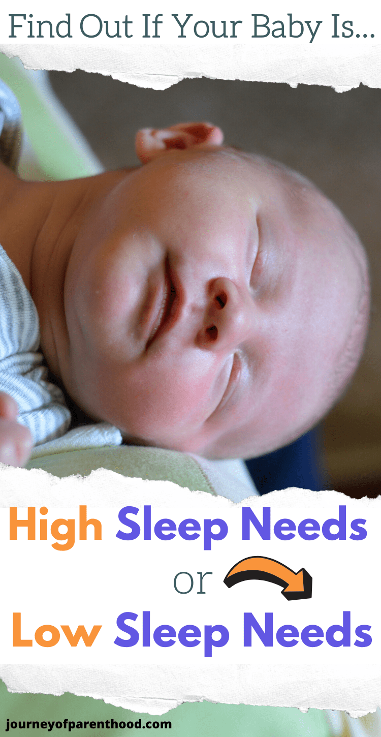 low sleep needs baby high sleep needs baby