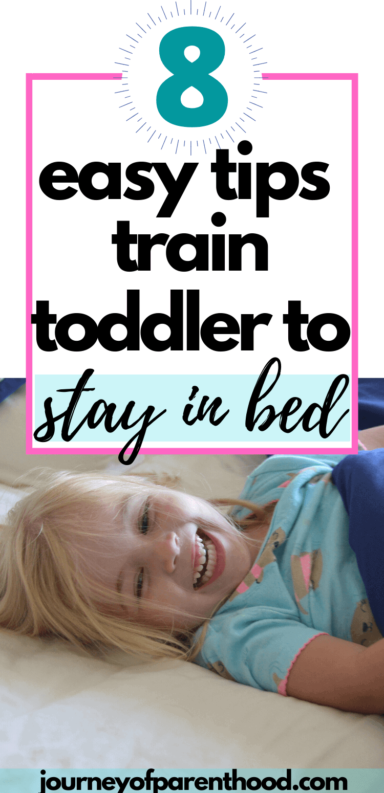 crib to bed transition - training toddler to stay in bed 