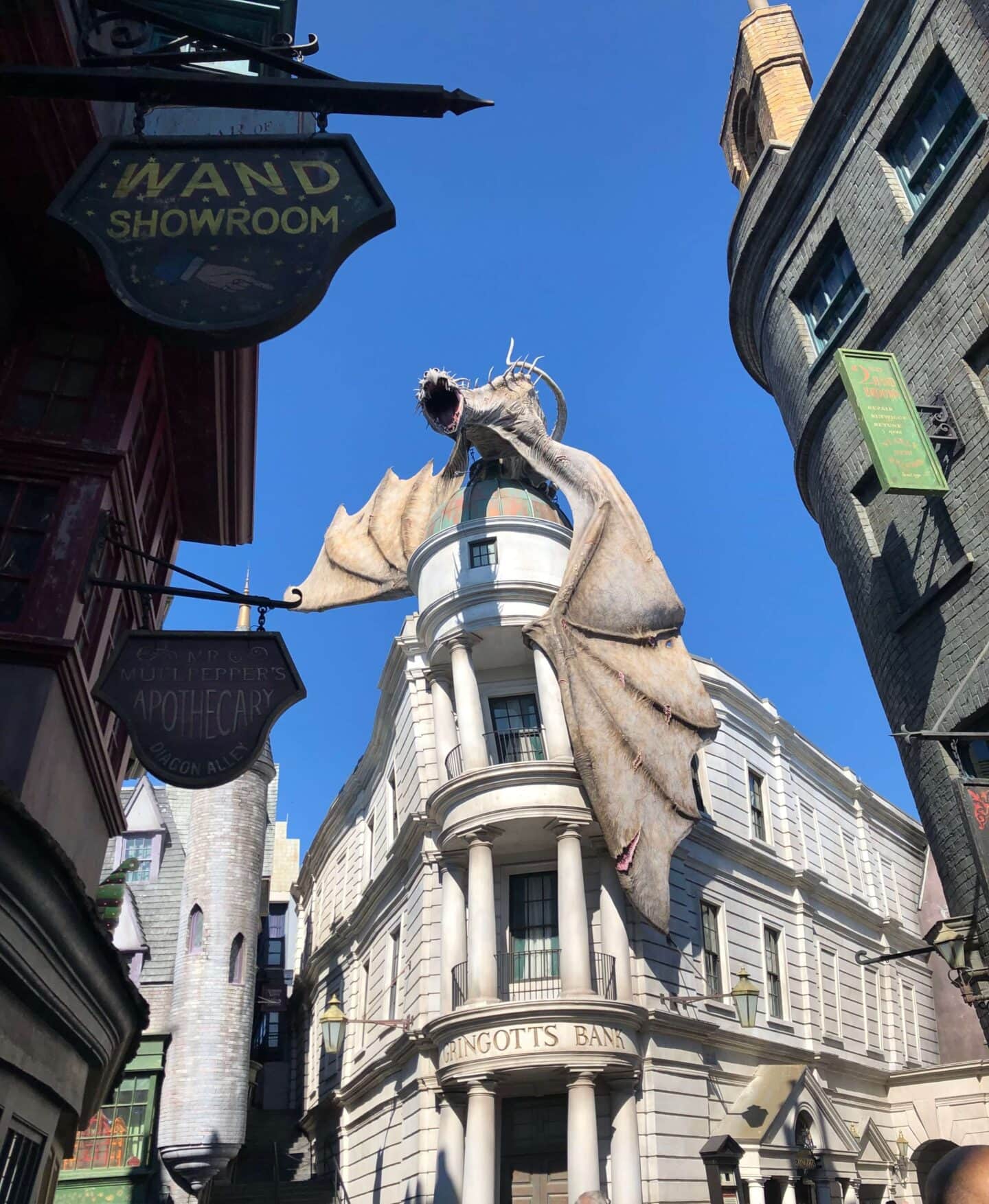 wizarding world of Harry Potter dragon alley - universal studios florida 