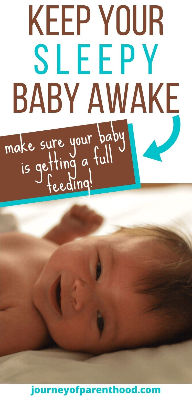 baby sleeping on breast? Keeping a Sleepy Newborn Awake for Feedings