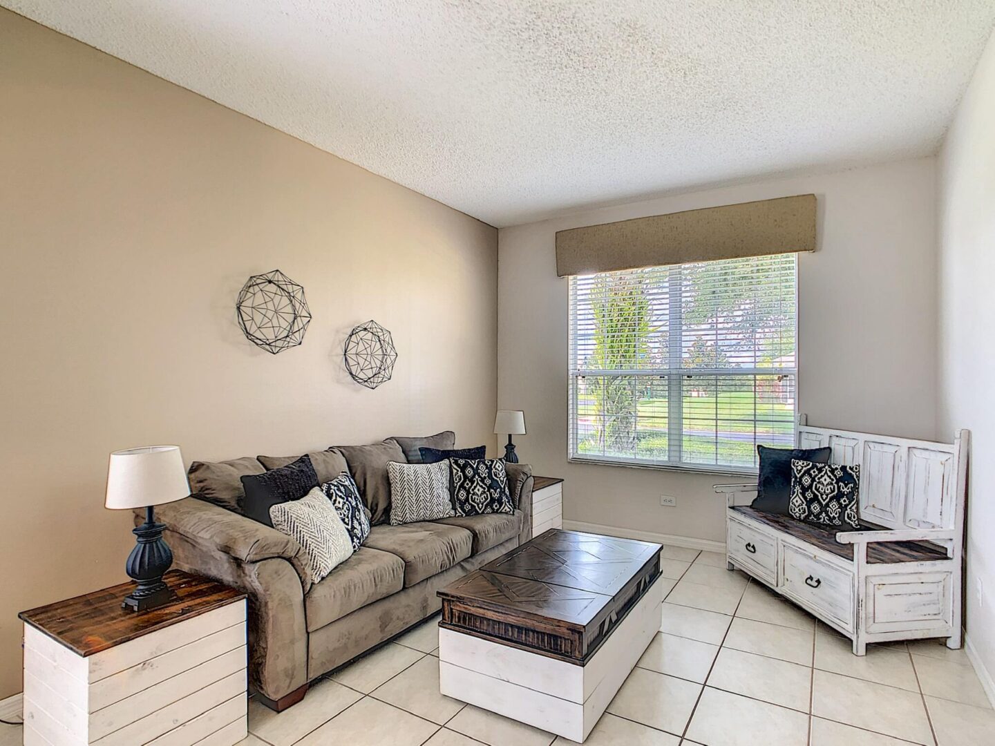 disney vacation home sitting room at emerald island resort in Orlando, florida 