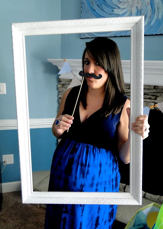 mustache man baby shower ideas