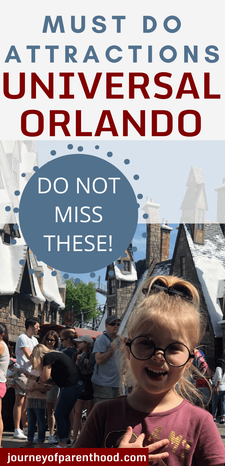 must do attractions at Universal Orlando 