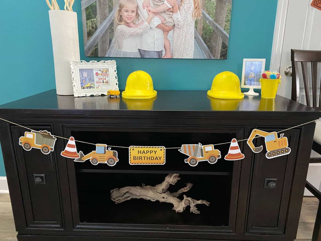 construction birthday party ideas