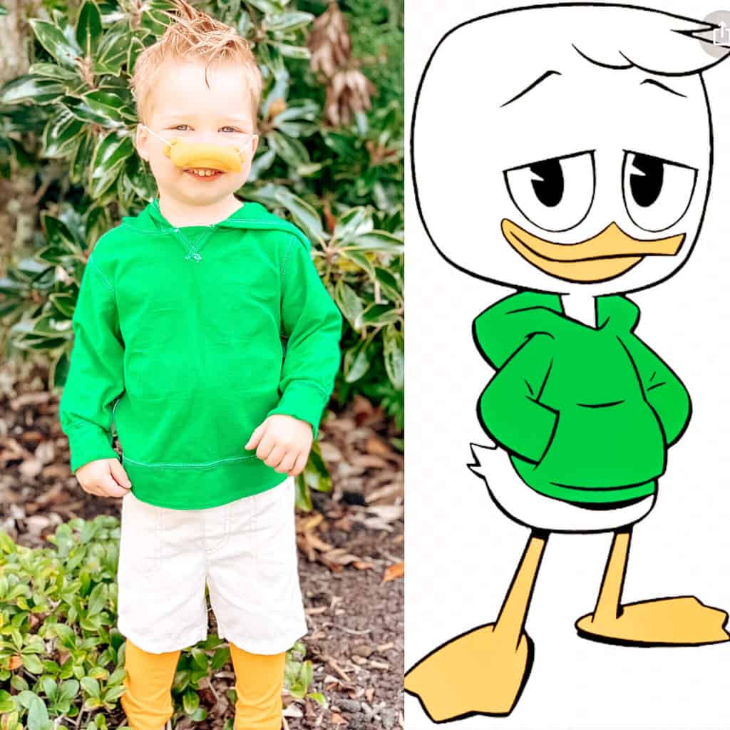 ducktales costumes louie duck costume