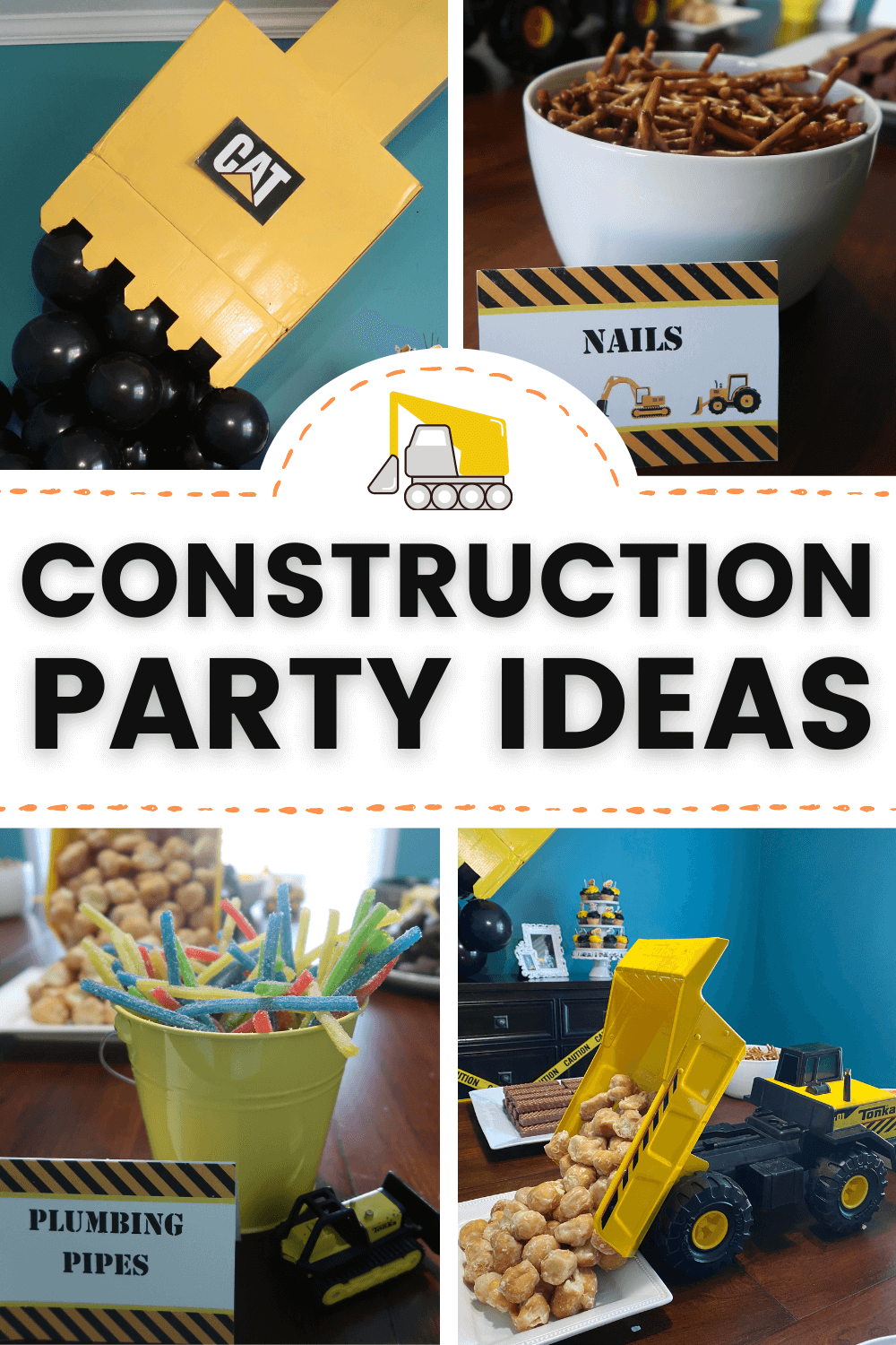 construction birthday party decor ideas