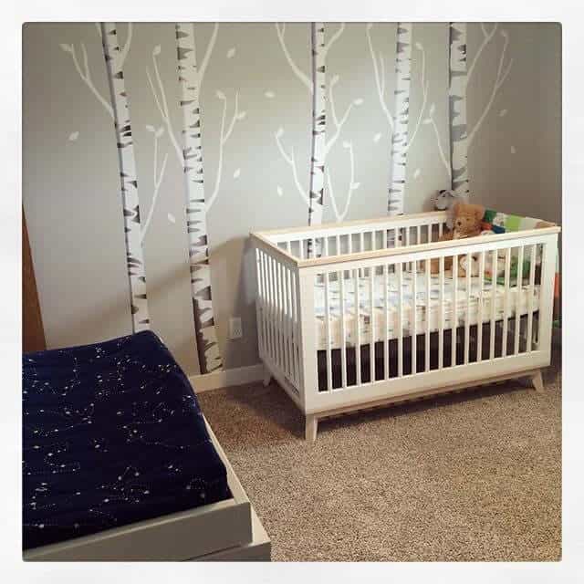 gender neutral themed baby nursery