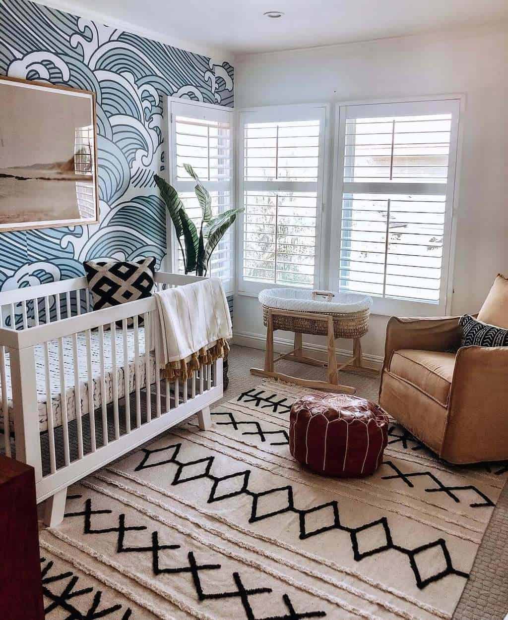 gender neutral themed baby nursery