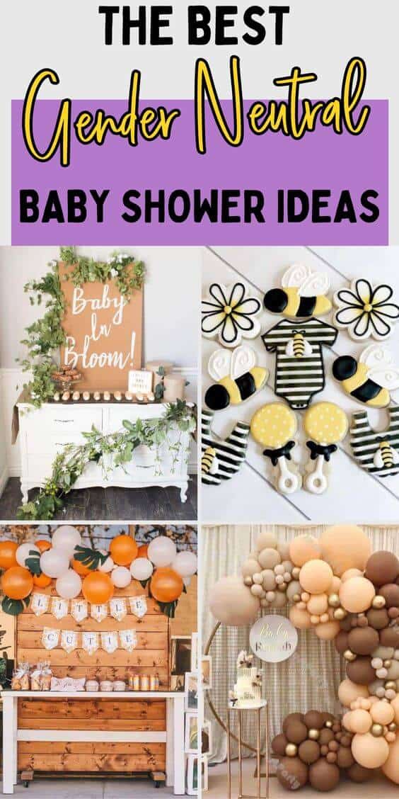 the best gender neutral baby shower ideas 