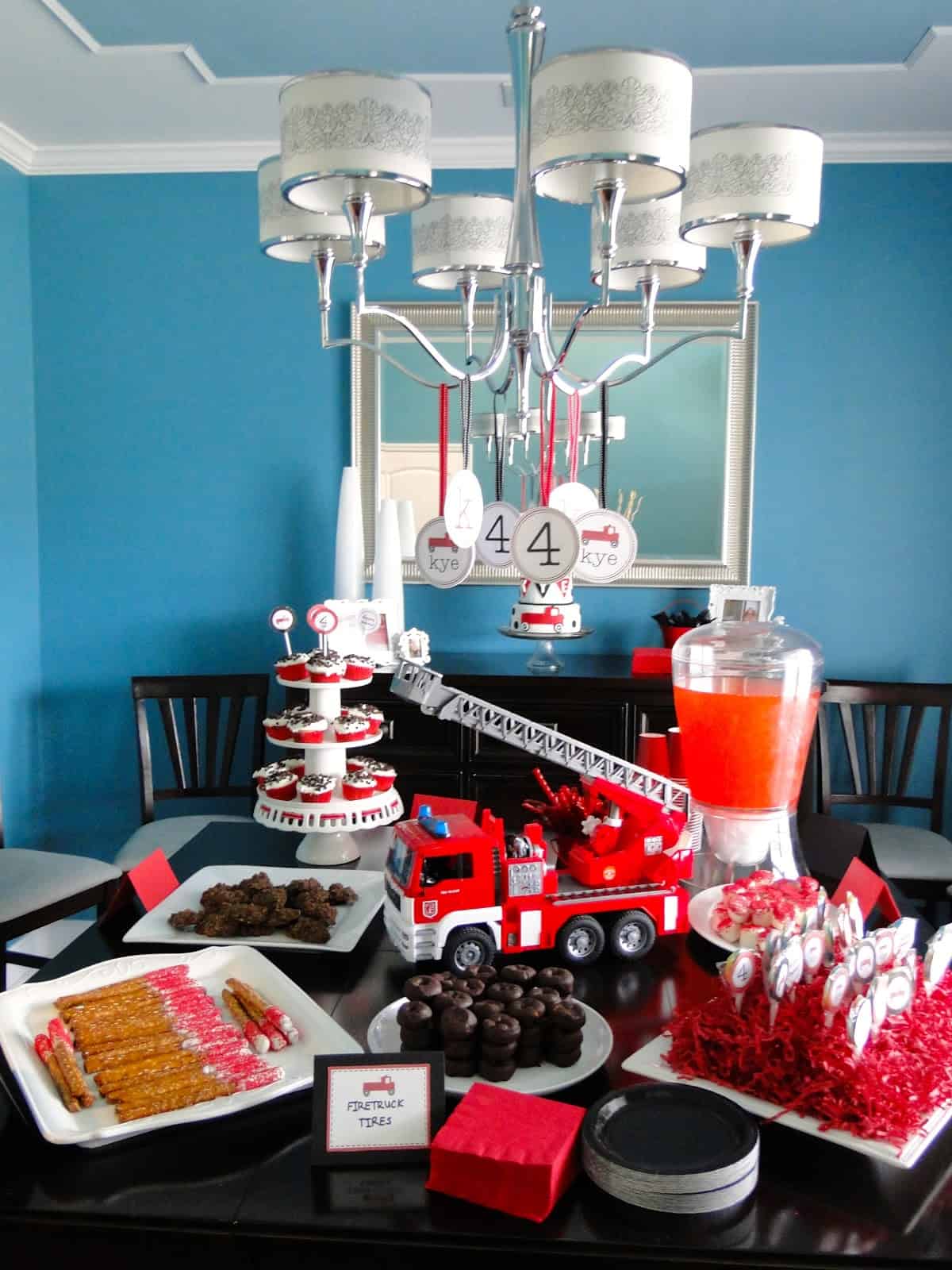 fire truck birthday party ideas