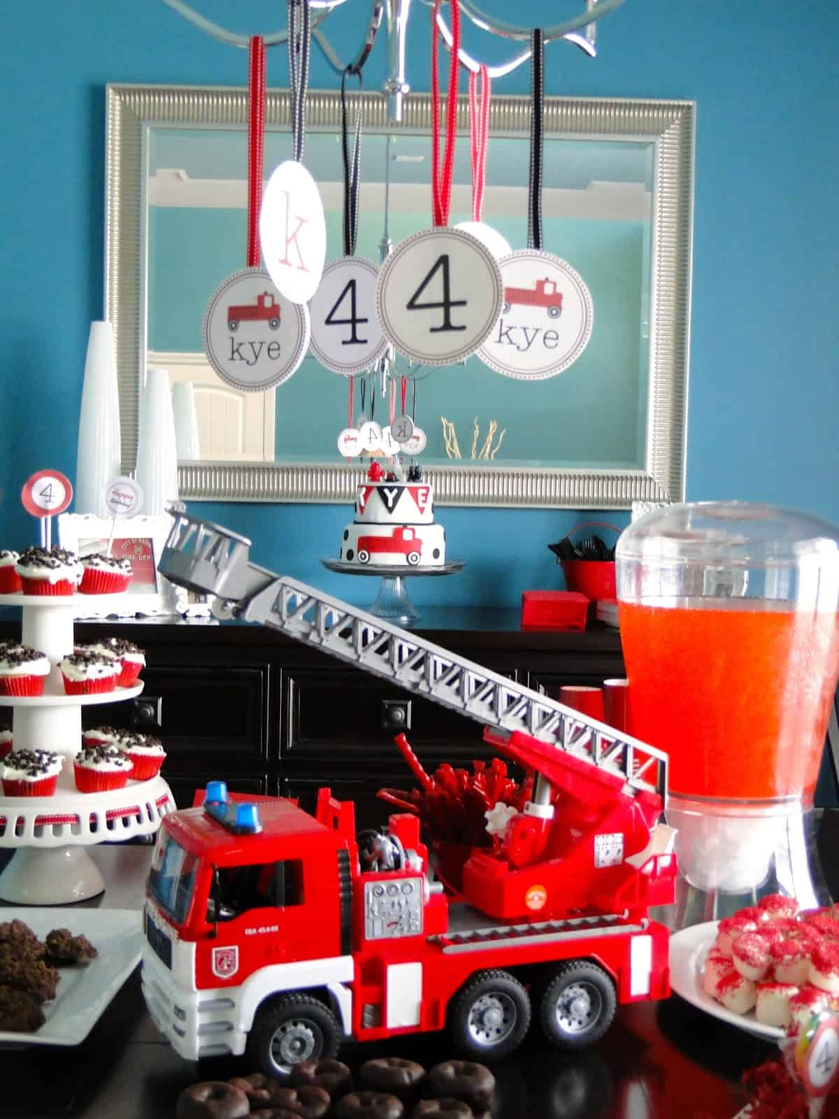 fire truck birthday party ideas