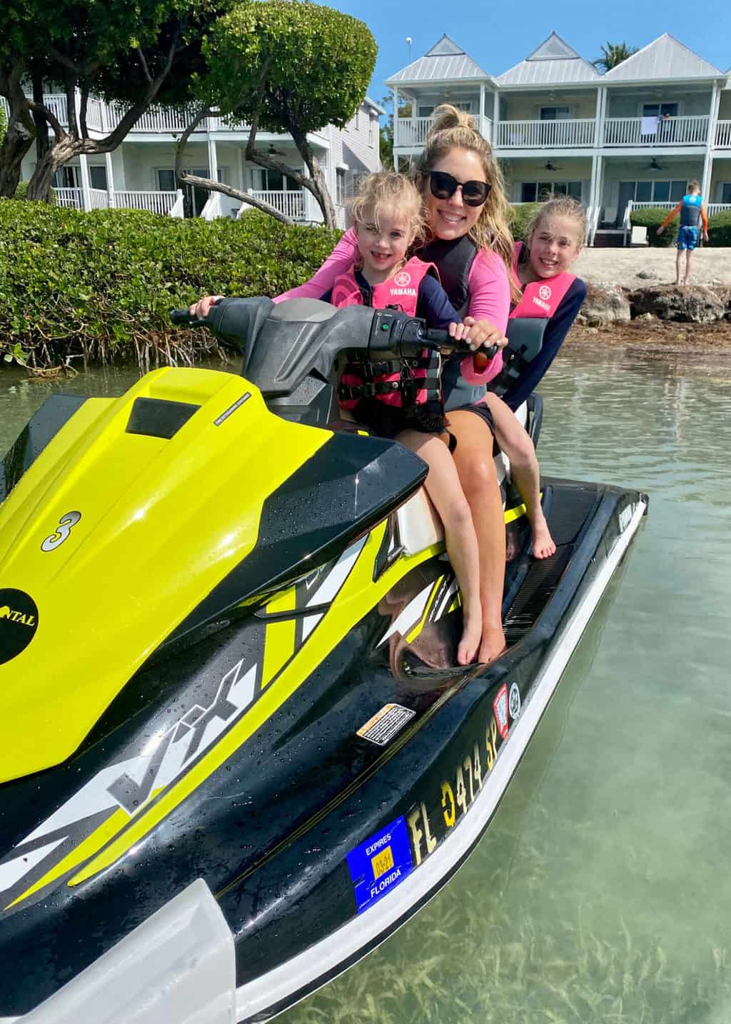 jet skiing with kids in key west