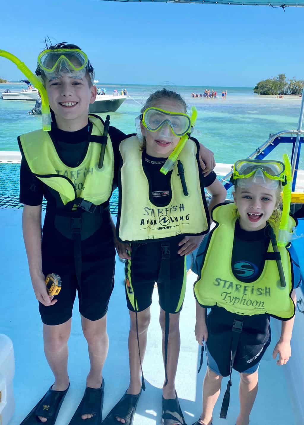 snorkeling in key west with kids