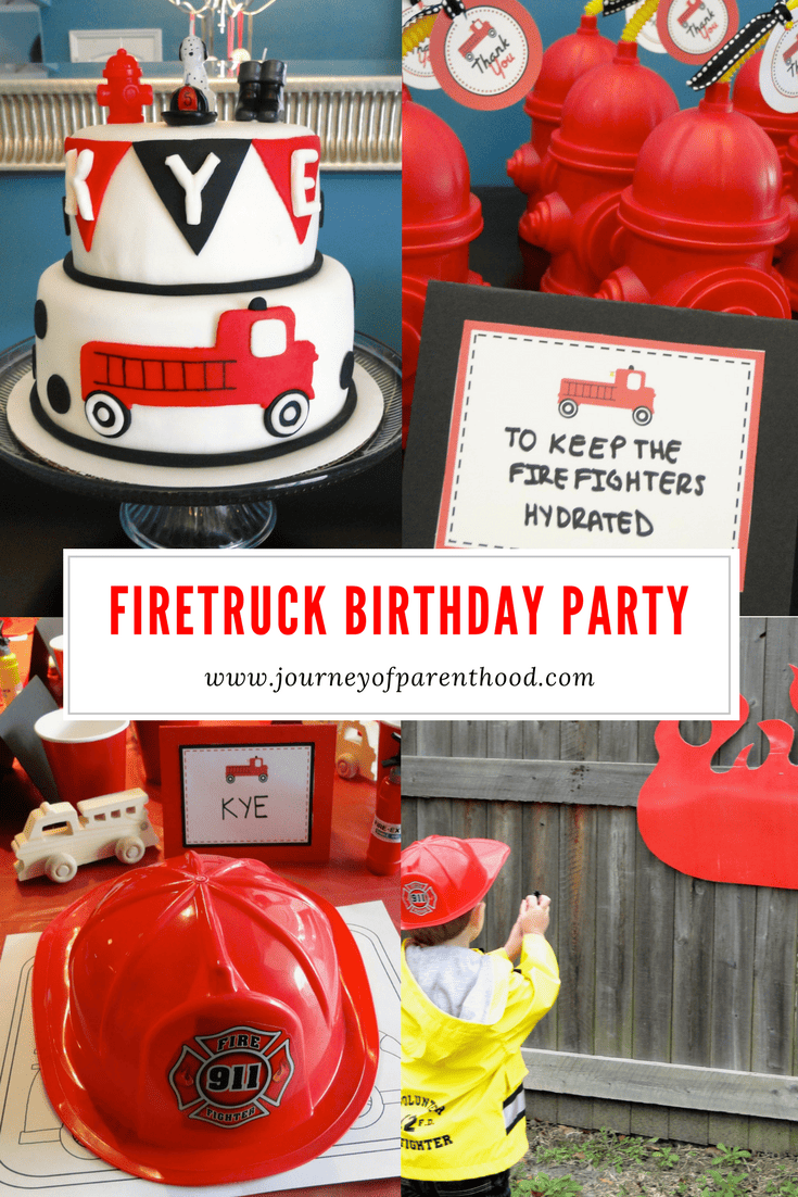 fire truck birthday party ideas