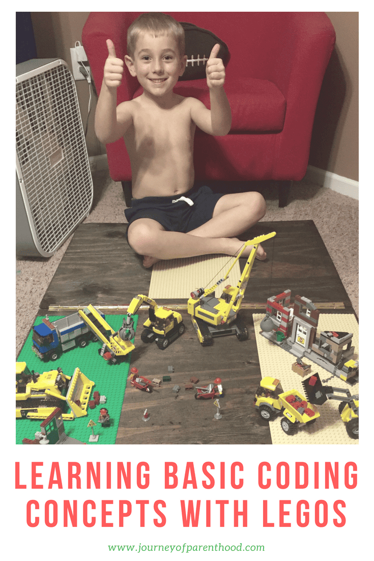 basic coding concepts with legos