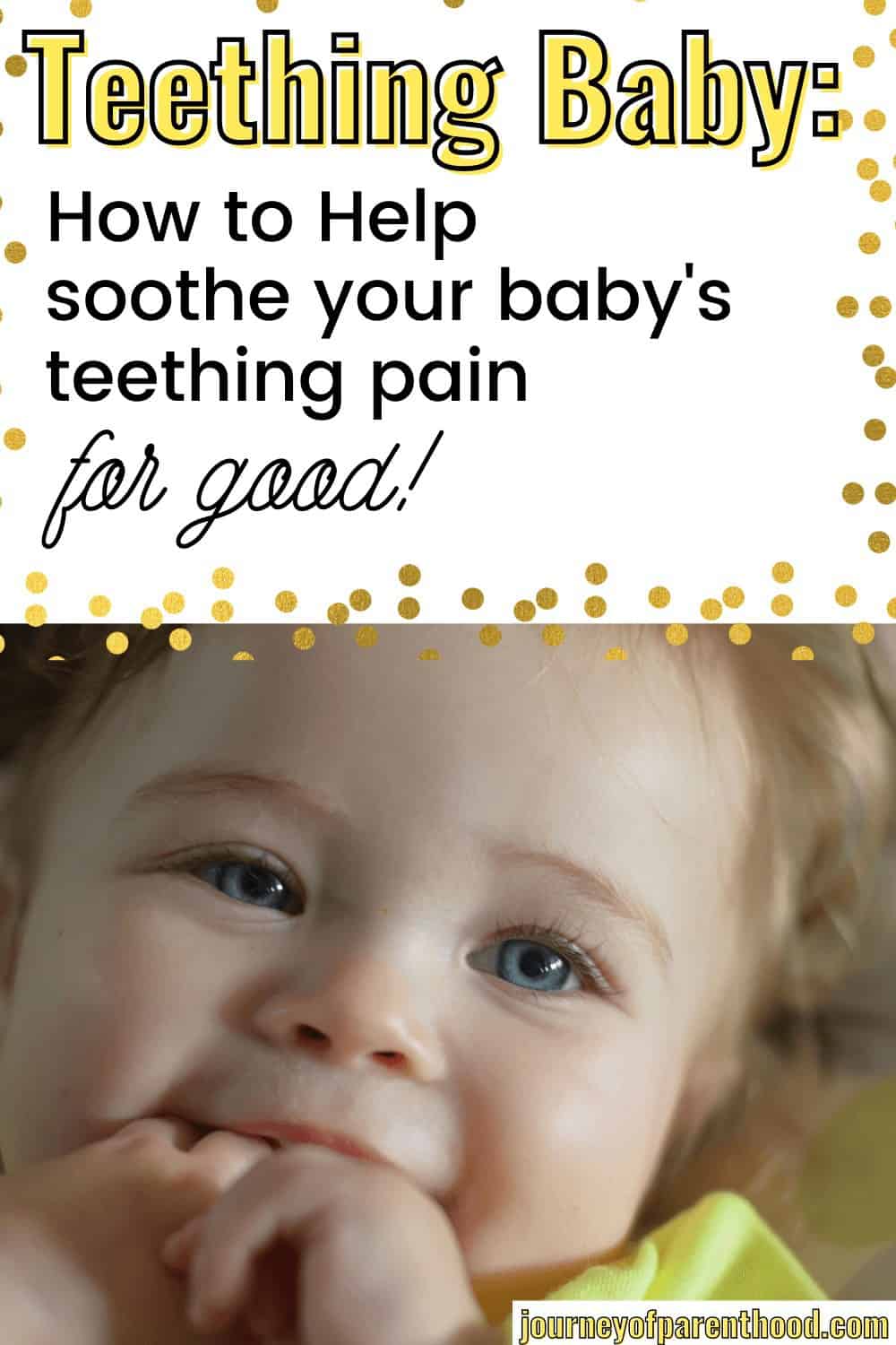 soothe a teething baby