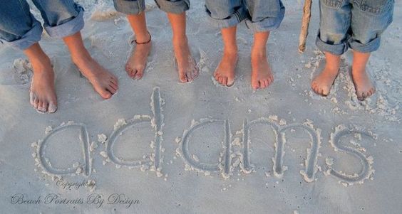 beach family photo ideas