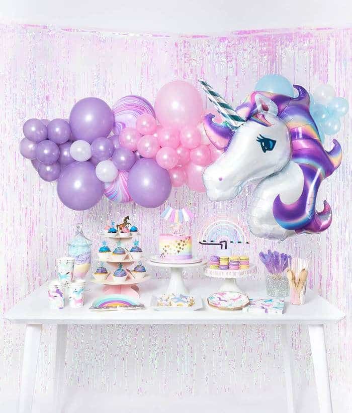 kids birthday party ideas unicorn theme