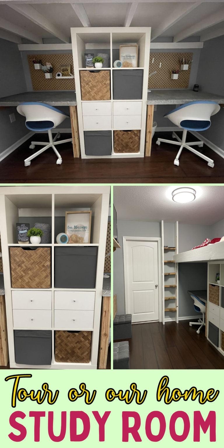 Best Paint Colors for a Study Room (Tour of Our Home Study Room)