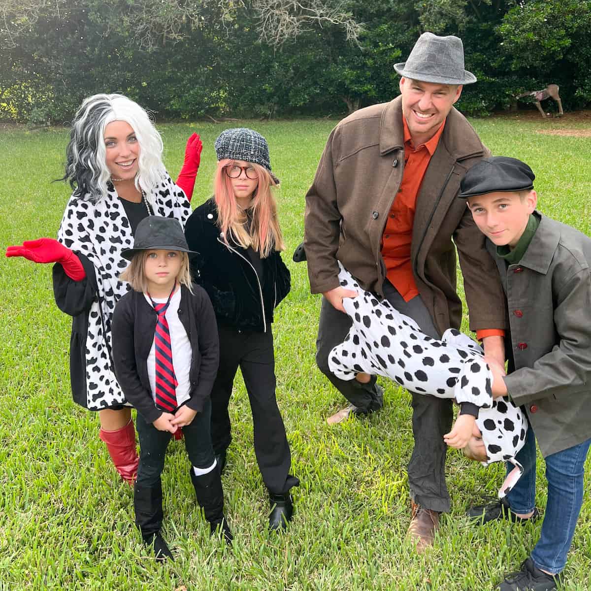 Cruella Family Costume - 101 Dalmatians Family Costume