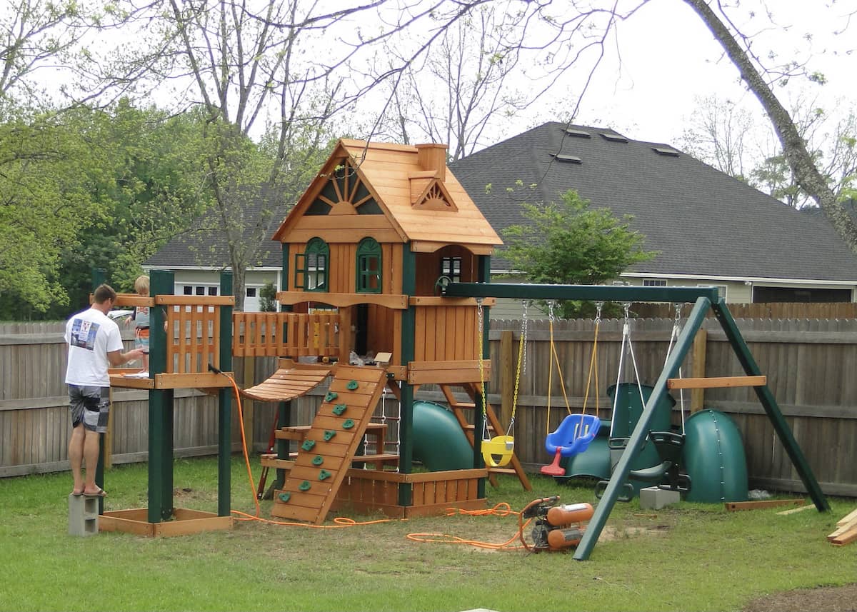 the best backyard playground - best backyard playset	