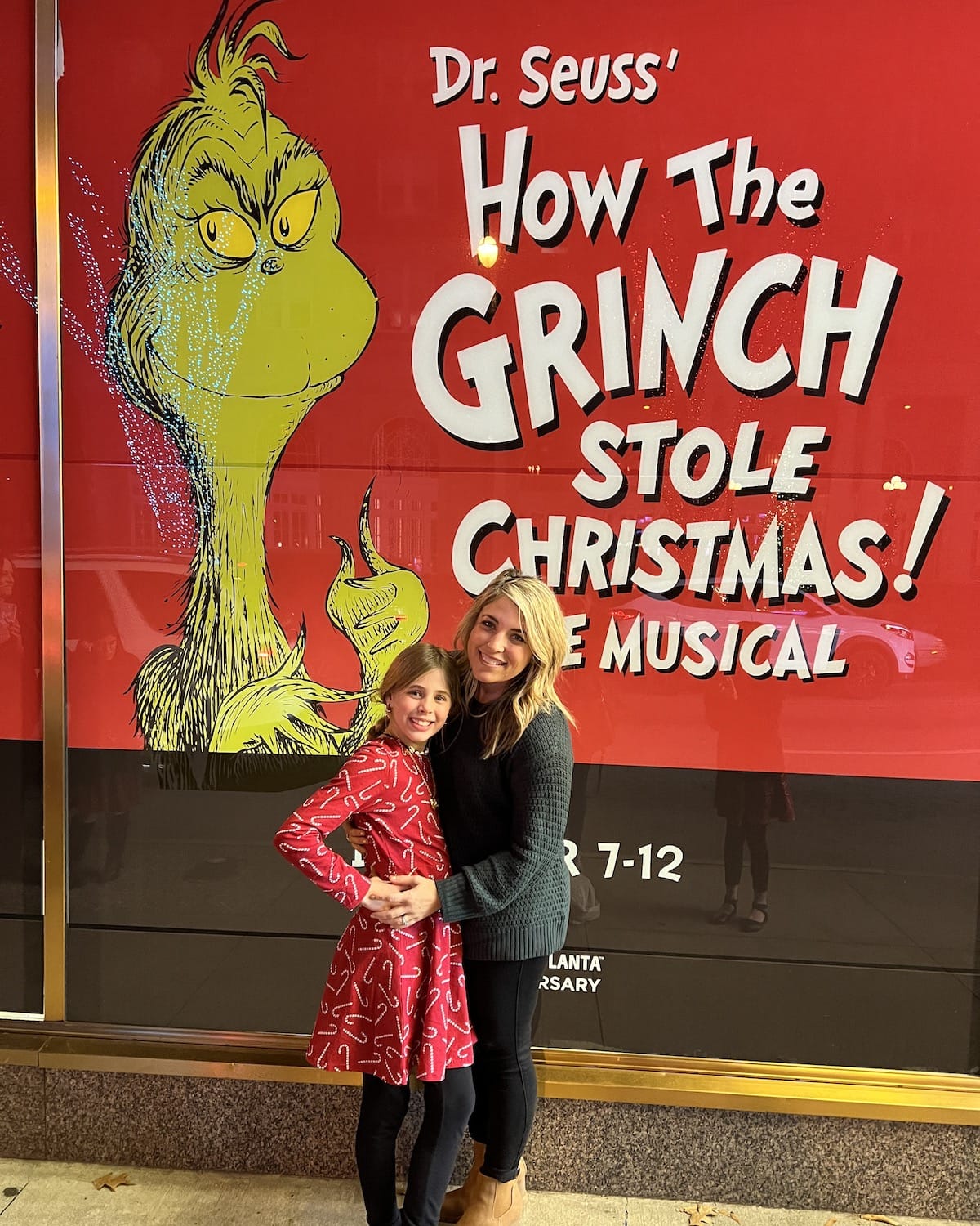 Dr. Seuss How the Grinch Stole Christmas The Musical What to Expect at the holiday festive show! Our girl's night in Atlanta