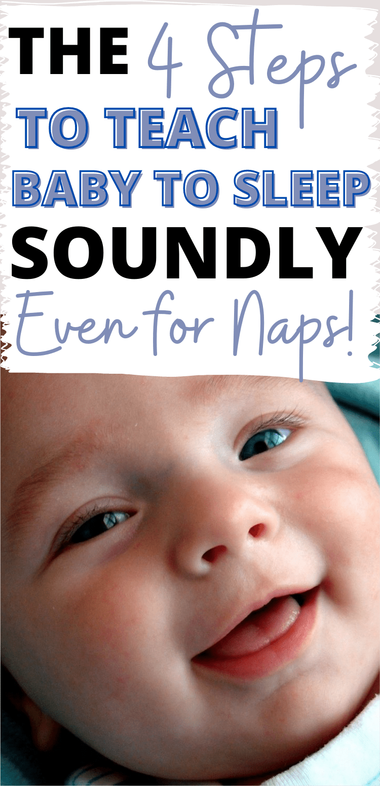 How to get your baby to self soothe during naps. The 4 s's to follow to help baby sleep during naptime and stop waking early from nap!