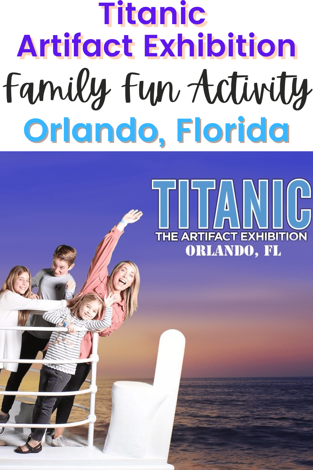 What to Expect at the Titanic Artifact Exhibition Orlando - the Titanic Museum in Orlando FL a great addition to your Florida Vacation