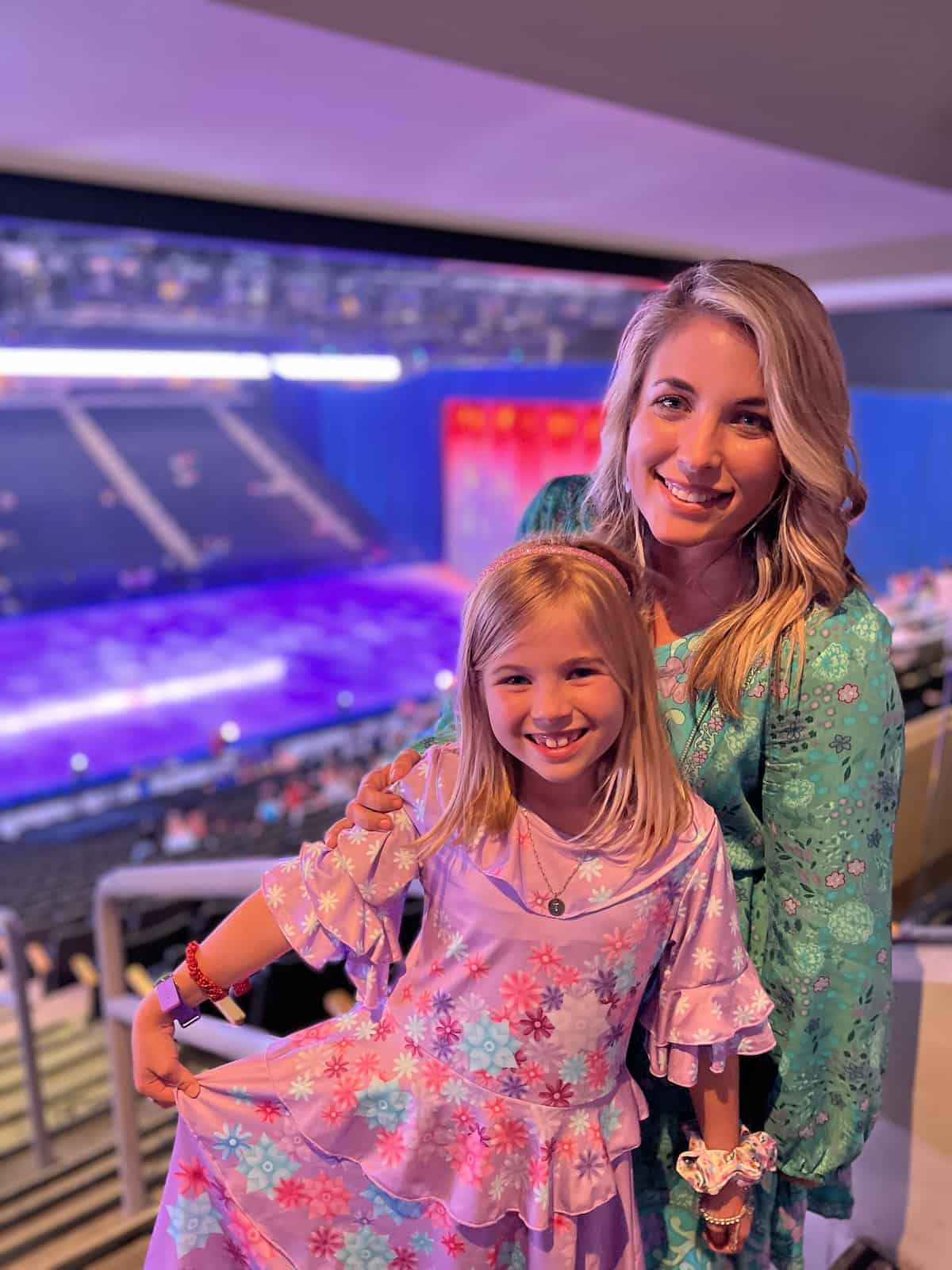 Tess and Mommy Disney on Ice in Lawrenceville