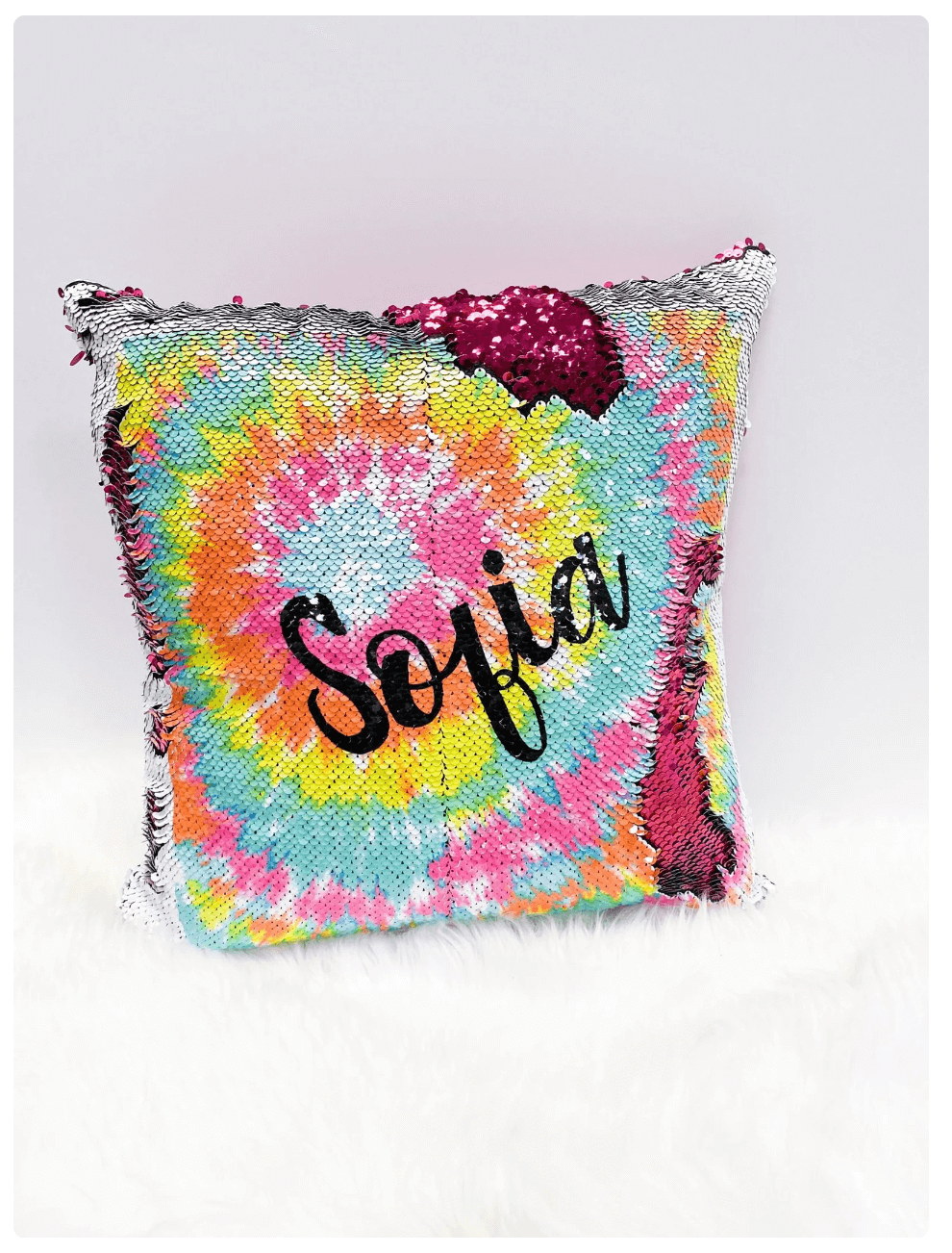 christmas gift ideas for the kid who has everything personalized sequin pillow