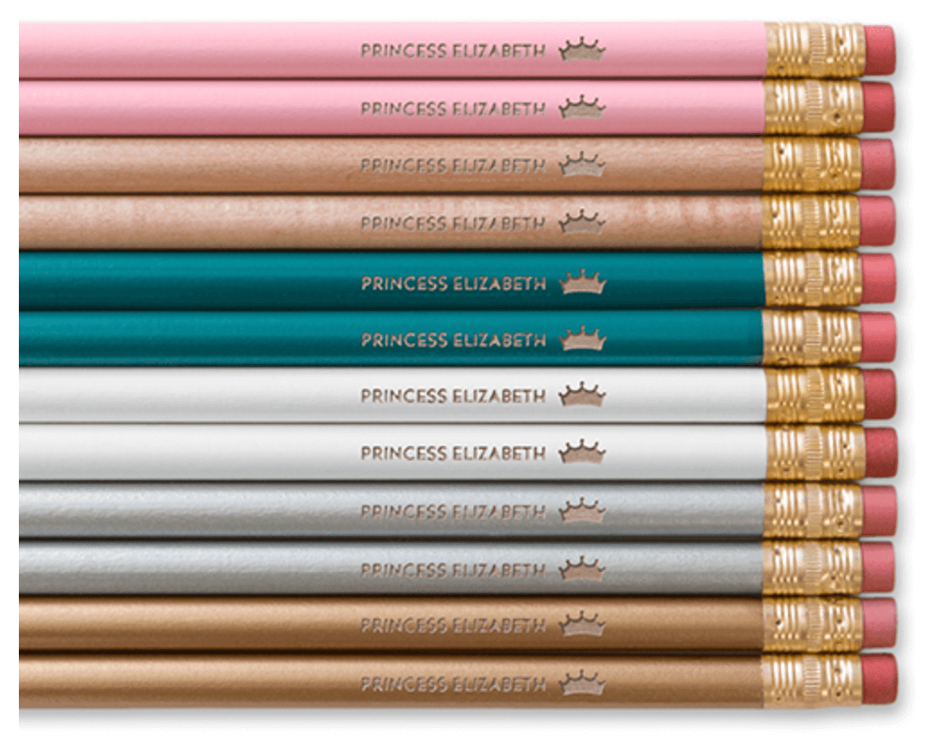 christmas gift ideas for the kid who has everything personalized pencils