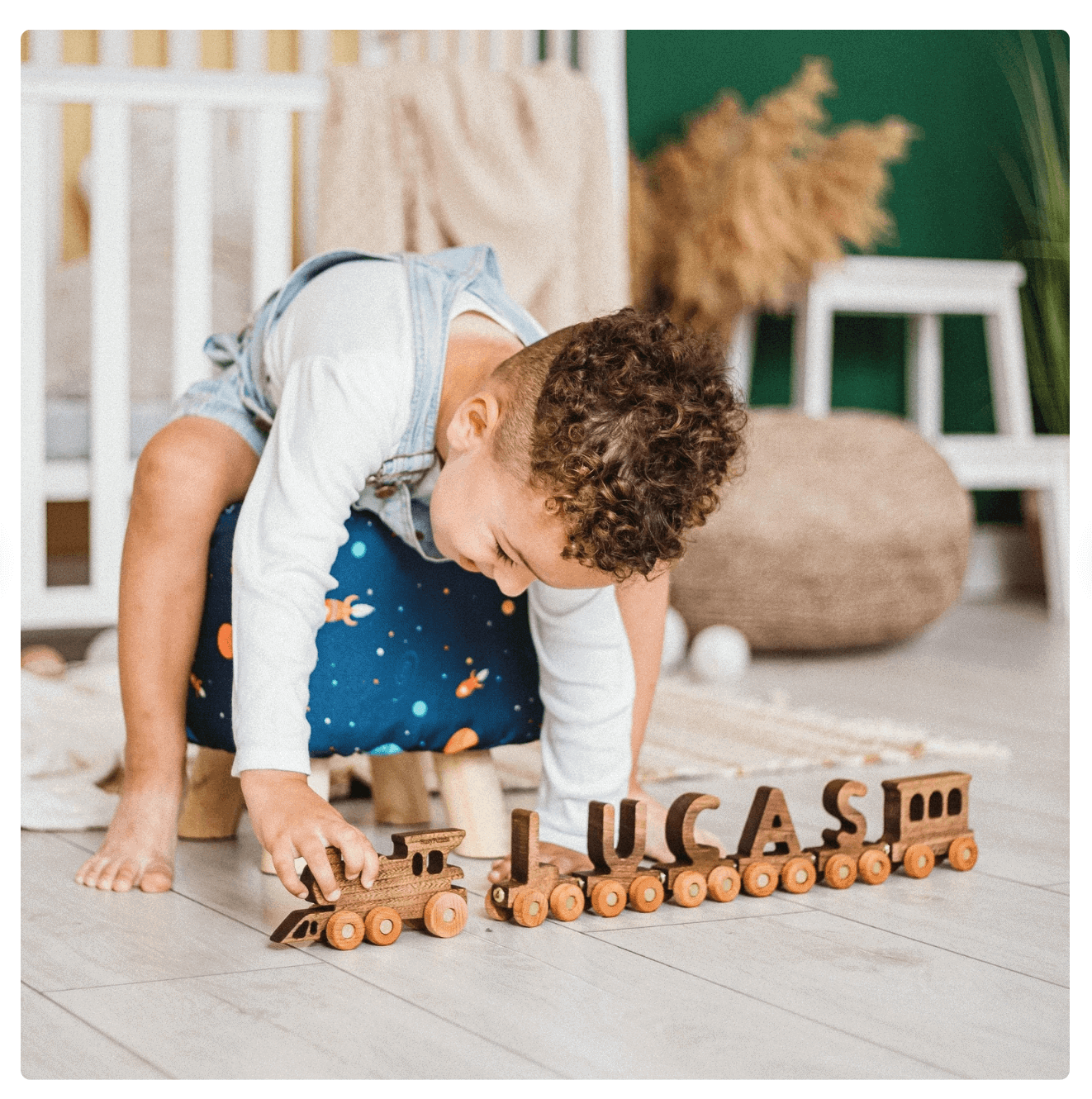 christmas gift ideas for the kid who has everything wooden train personalized