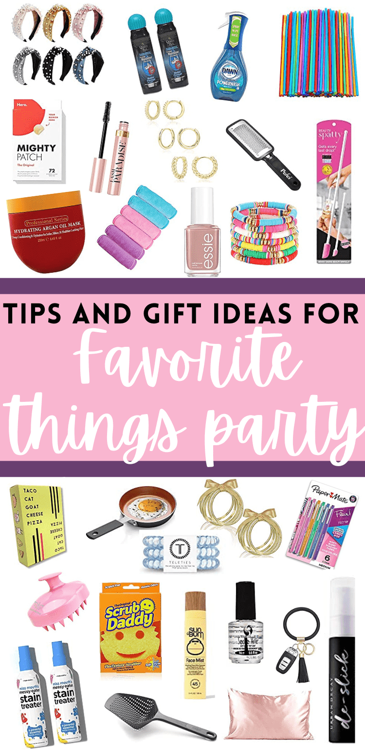 Planning a favorite things party and need gifts that won't break the bank? Check out these favorite things gift ideas that are $15 or less!  favorite things party ideas