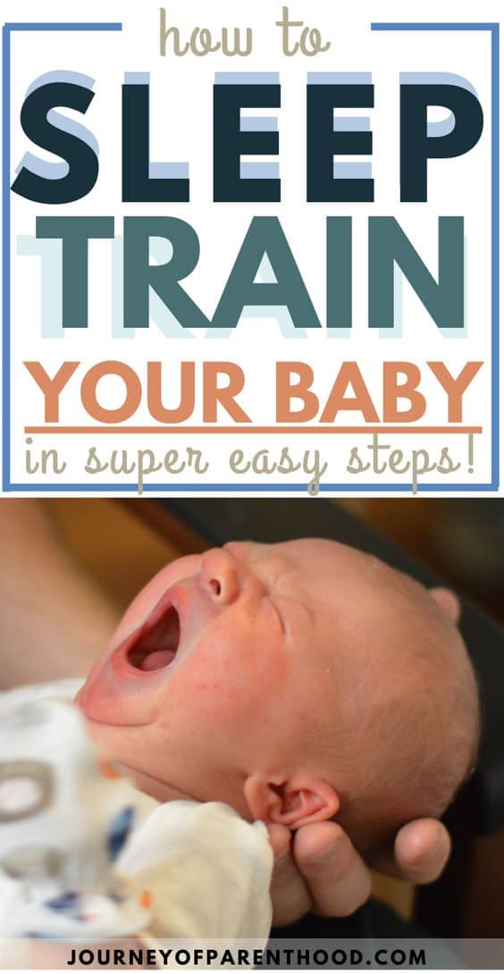 How to Sleep Train Your Baby in Super Easy Steps. Get your baby sleeping through the night and sleep for naps during the day. Using babywise techniques to establish a sleep schedule and sleep routine for your infant so everyone can REST! Help baby sleep with these tips and tricks from a baby wise mom of four who all sttn before three months old. Getting started with sleep training with these mom tips. #babywise #babysleep #babysleephelp #babysleeptips #sleephelp
