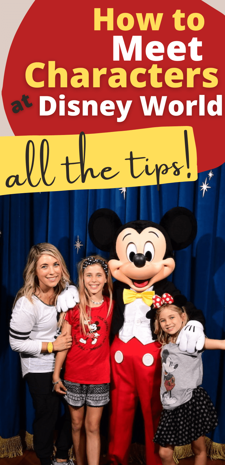 How to meet characters at Disney World - all the tips for Disney World Character Meet and Greets that you need to know! 