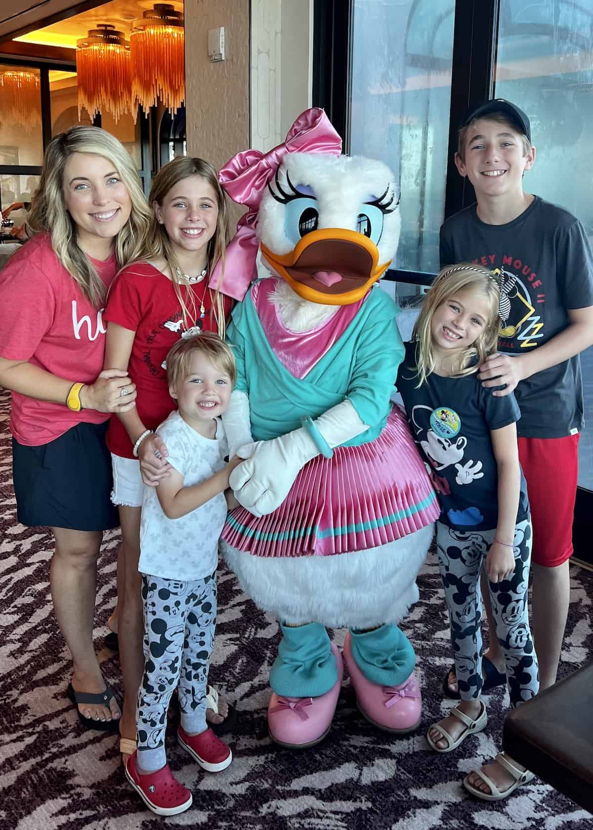 A family review of Topolino's Character Breakfast at Disney World and how to get a reservation at Topolino's Terrace Character Breakfast!