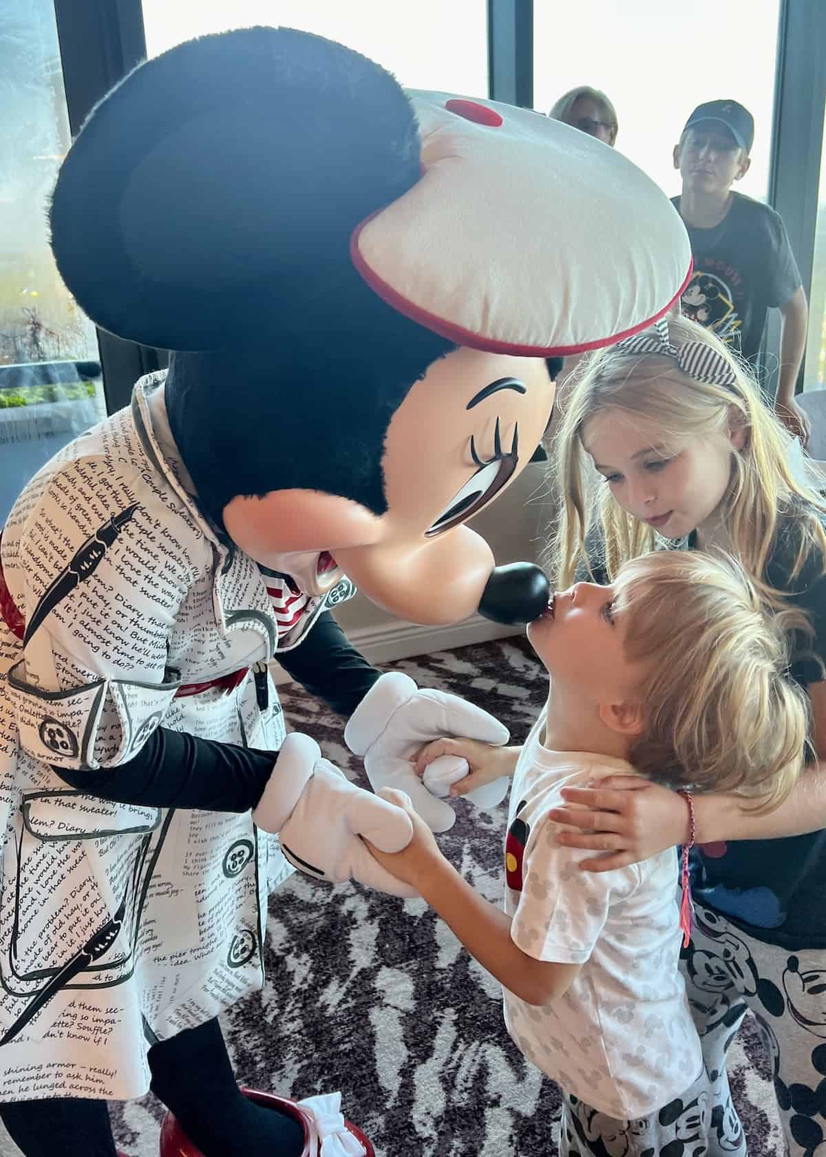 A family review of Topolino's Character Breakfast at Disney World and how to get a reservation at Topolino's Terrace Character Breakfast!