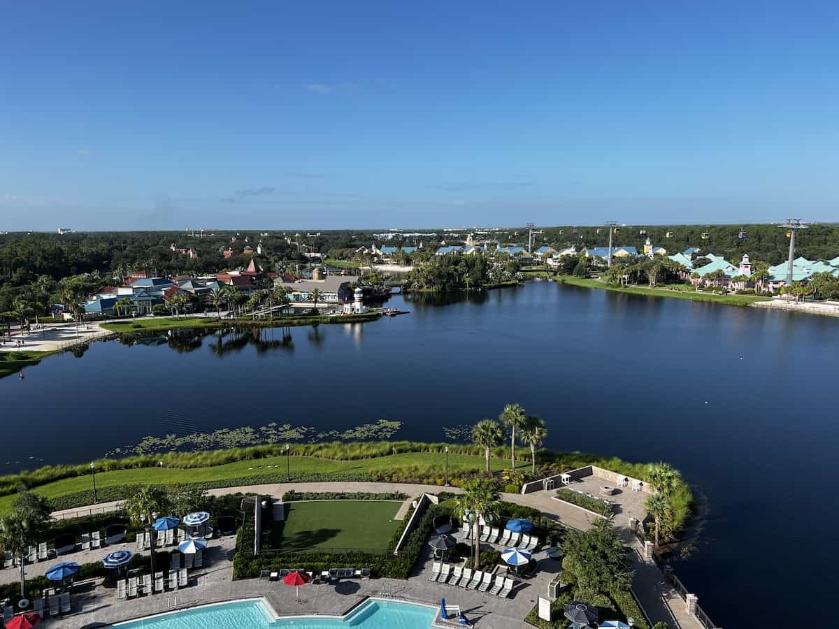 views from disney's riveria resort rooftop topolino's terrace restaurant