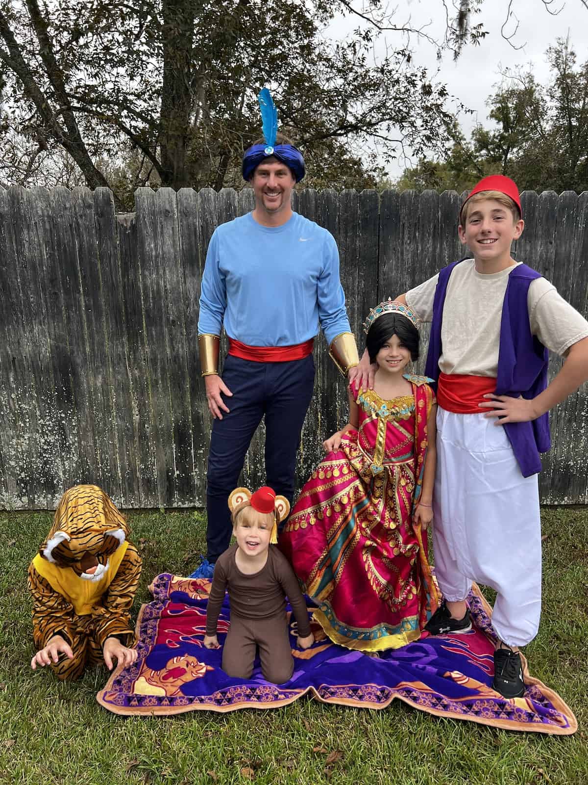 aladdin costumes for adults and kids 