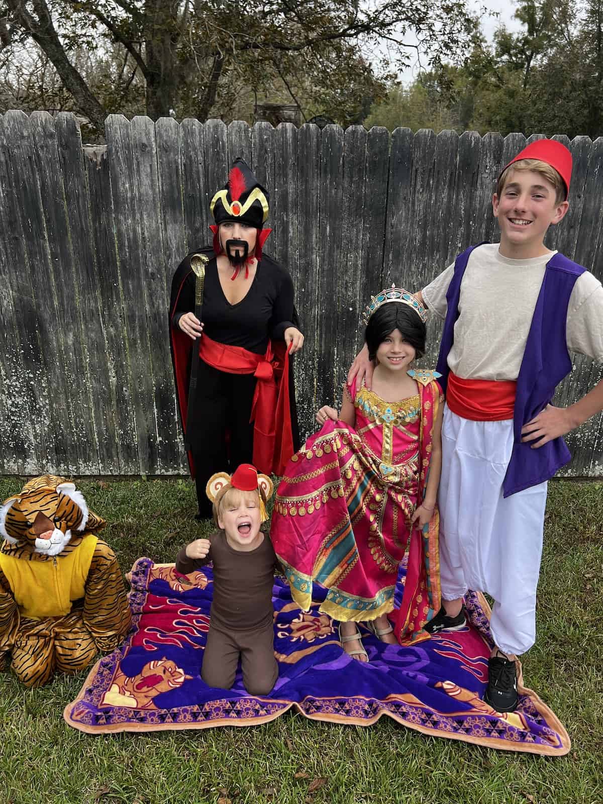 Aladdin Family Costume  Family halloween costumes, Family themed halloween  costumes, Family halloween