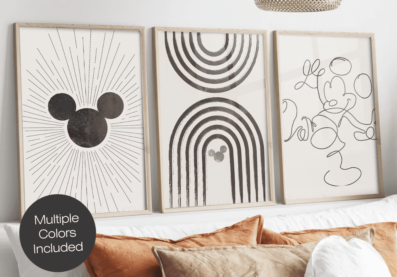 mickey mouse themed nursery ideas 