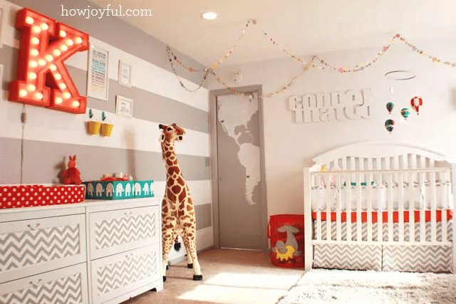dumbo themed nursery for disney baby room 