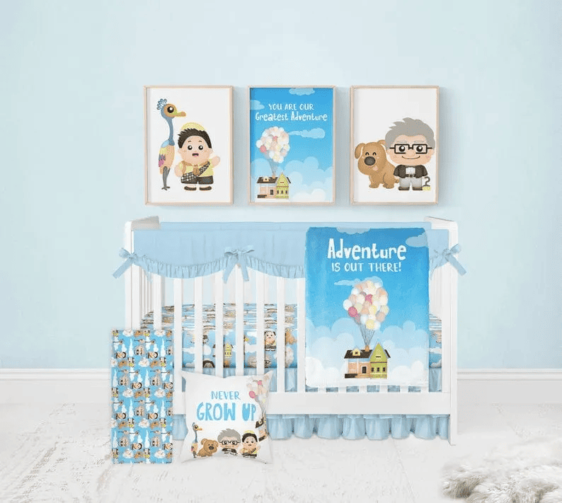 Up - Disney nursery ideas perfect for gender neutral Disney themed nurseries for magical inspiration!