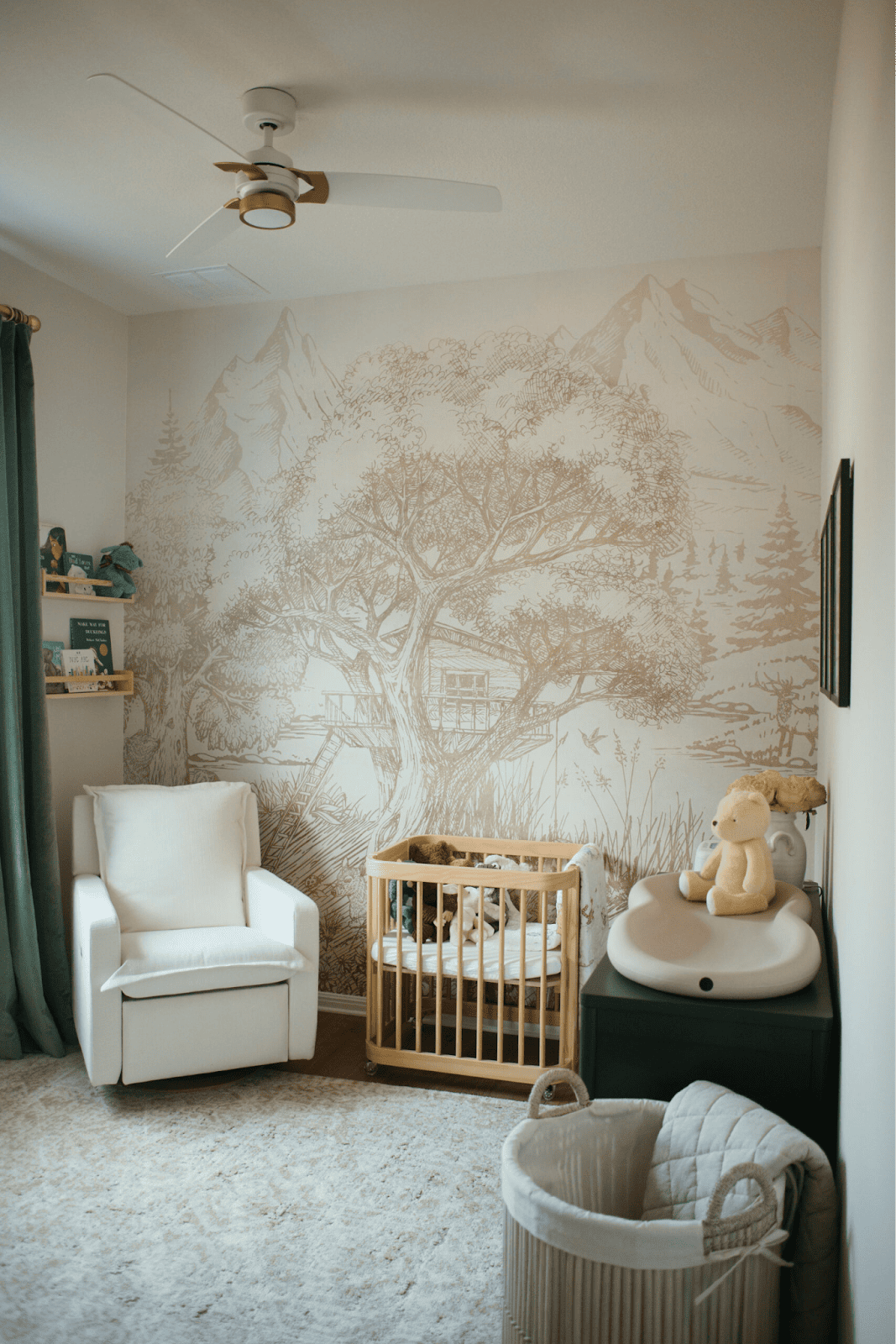 Gender Neutral Disney Themed Nursery - Classic Winnie the Pooh